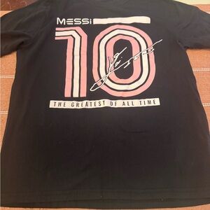Black Messi Graphic T-Shirt